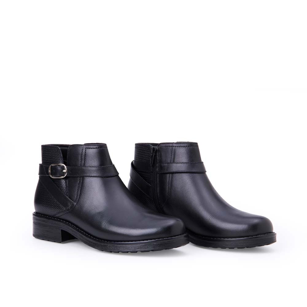 Botín Jodhpur Casual SOFI-2544 Negro Viale Cuero - Imagen 12