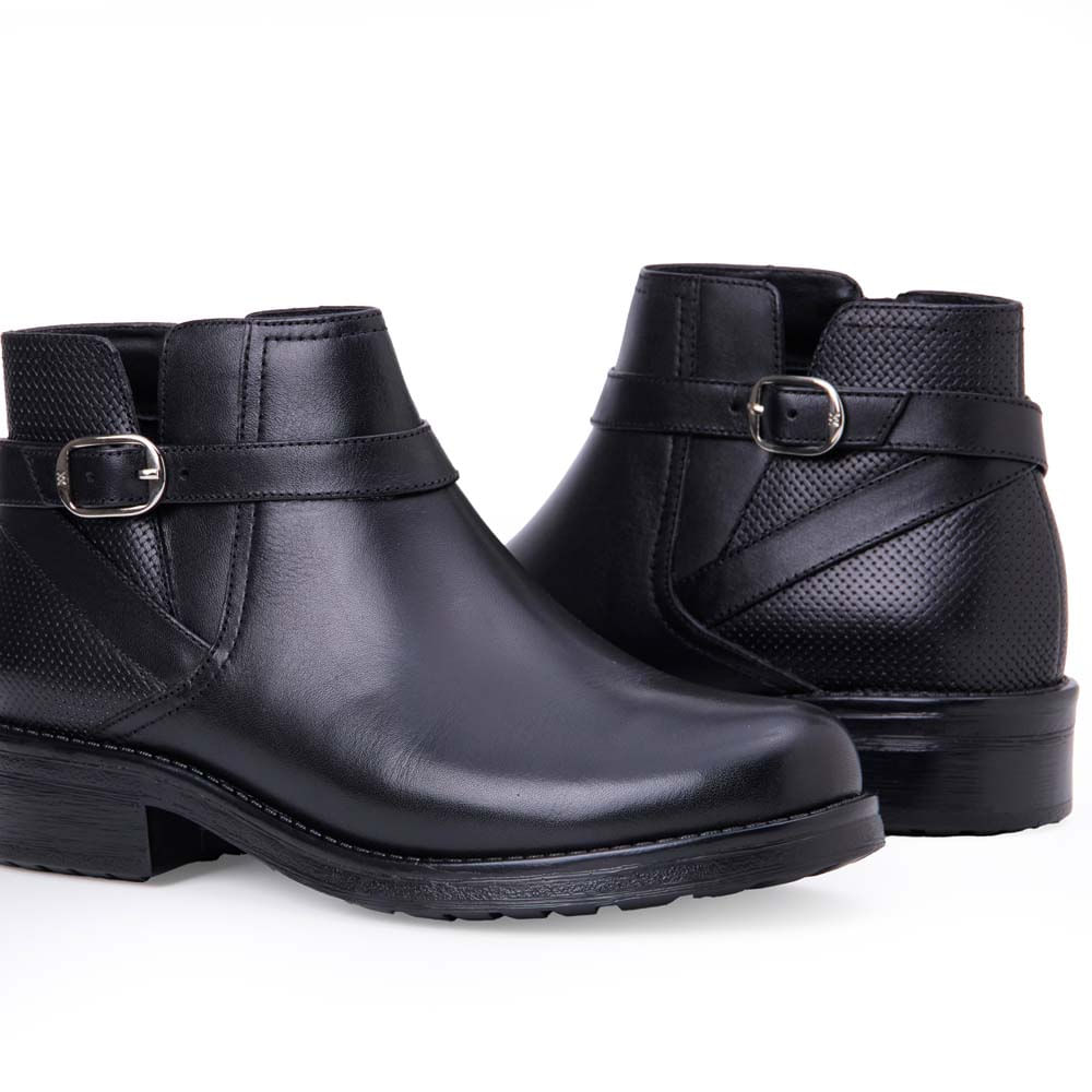 Botín Jodhpur Casual SOFI-2544 Negro Viale Cuero - Imagen 11