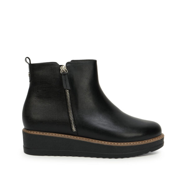 Botin Jodhpur Casual LINDA-2625 Negro Viale Cuero