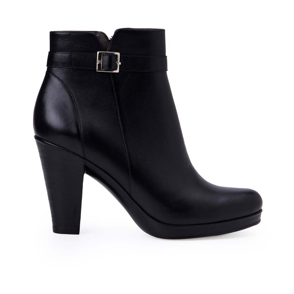 Botín Jodhpur Casual DAYA-2511 Negro Viale Cuero