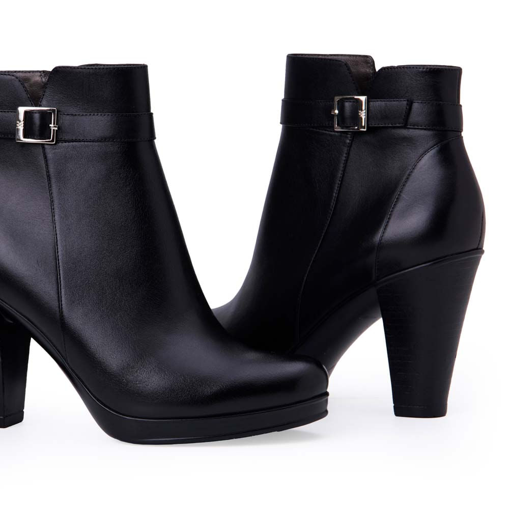 Botín Jodhpur Casual DAYA-2511 Negro Viale Cuero - Imagen 3