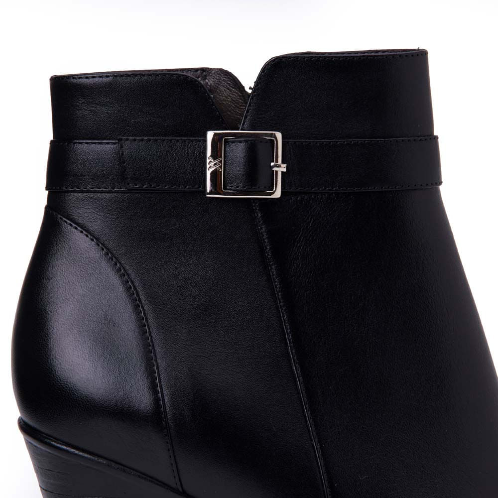 Botín Jodhpur Casual DAYA-2511 Negro Viale Cuero - Imagen 2