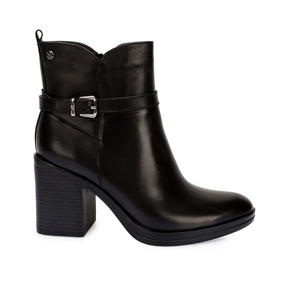 Botín Jodhpur Casual FER-2543 Negro Viale Cuero - Imagen 5
