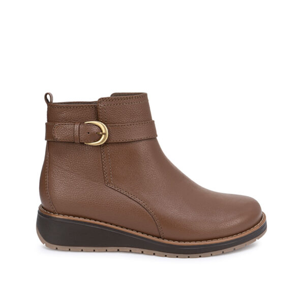 Botin Jodhpur Casual LINDA-2651 Nutria Viale Cuero