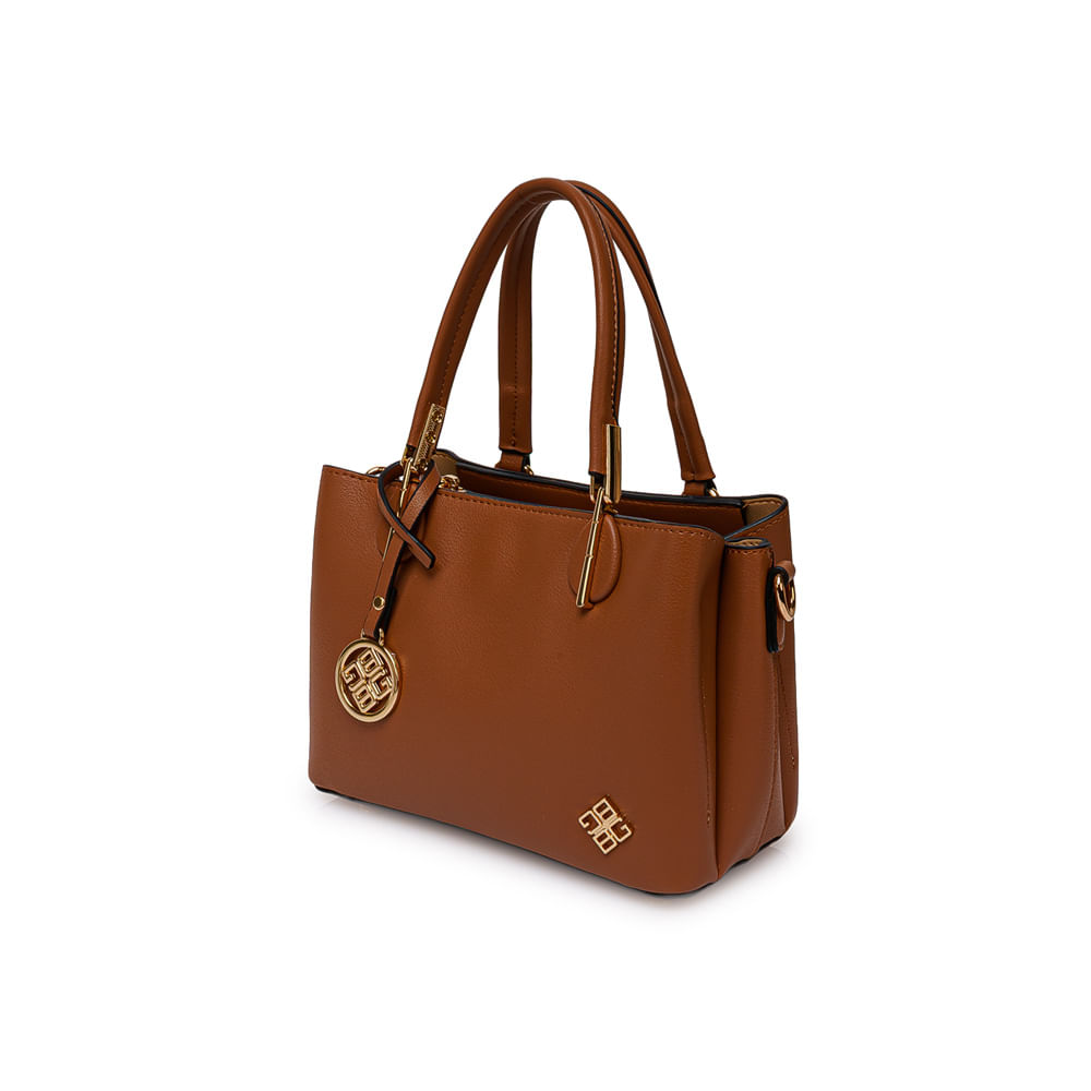 Cartera Briganti Satchel BRI-CM2601 Mocca - Imagen 4