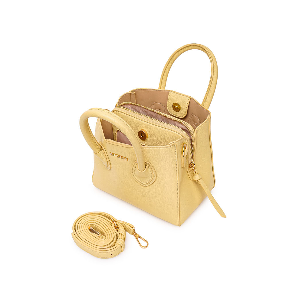Cartera Briganti Satchel BRI-CM2602 Mantequilla - Imagen 3