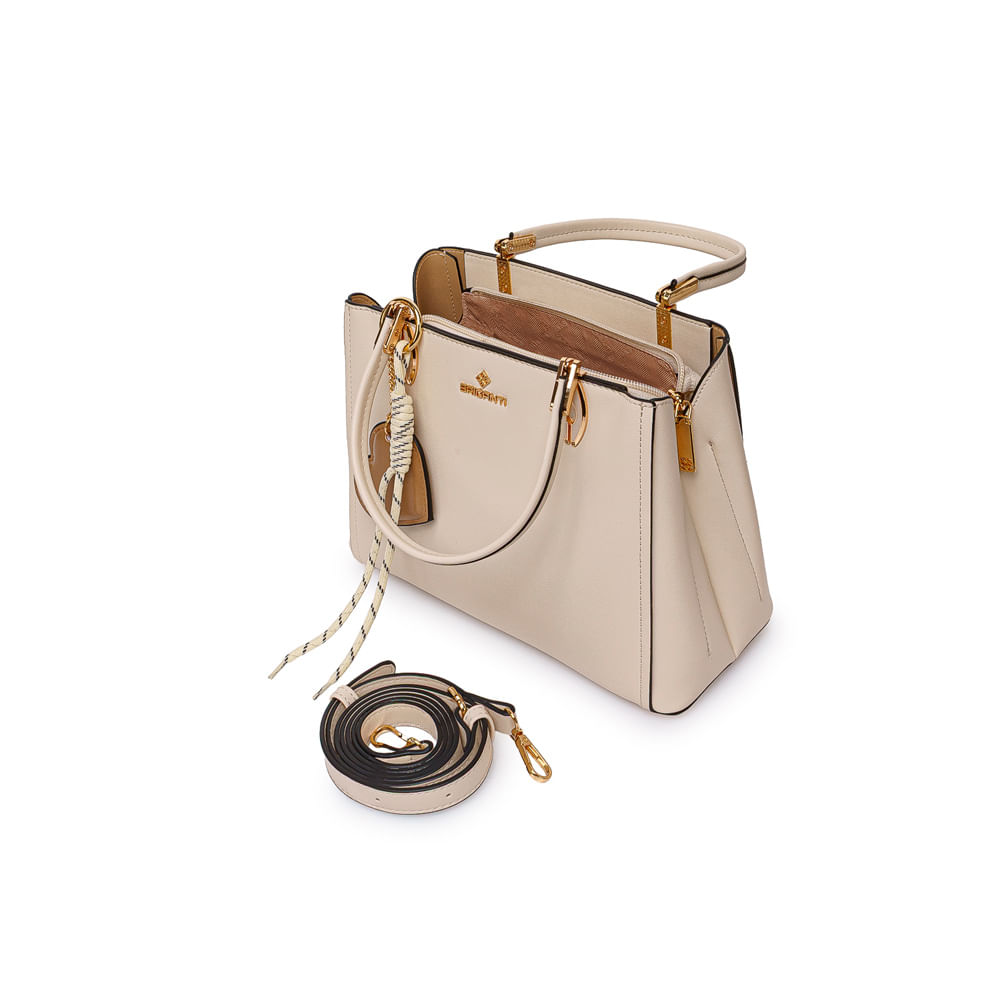 Cartera Briganti Satchel BRI-CM2608 Hueso - Imagen 3