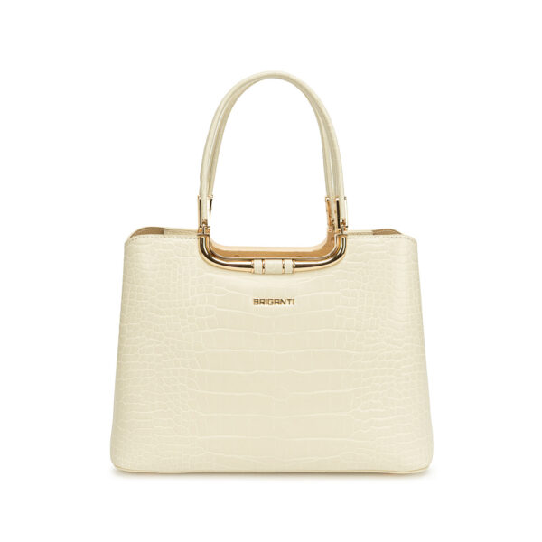 Cartera Briganti Satchel BRI-CS2620 Blanco Sof