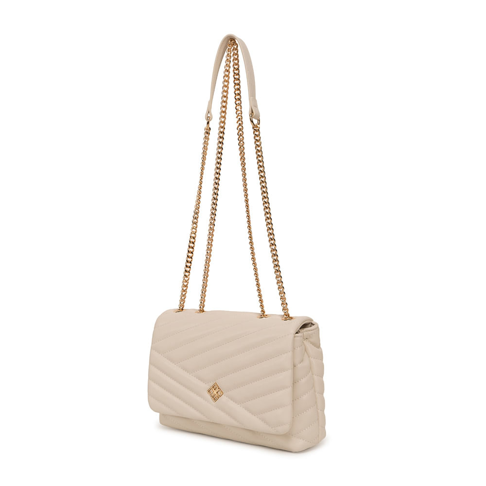 Morral Briganti Shoulder Bag BRI-MO2509 Vainilla - Imagen 4