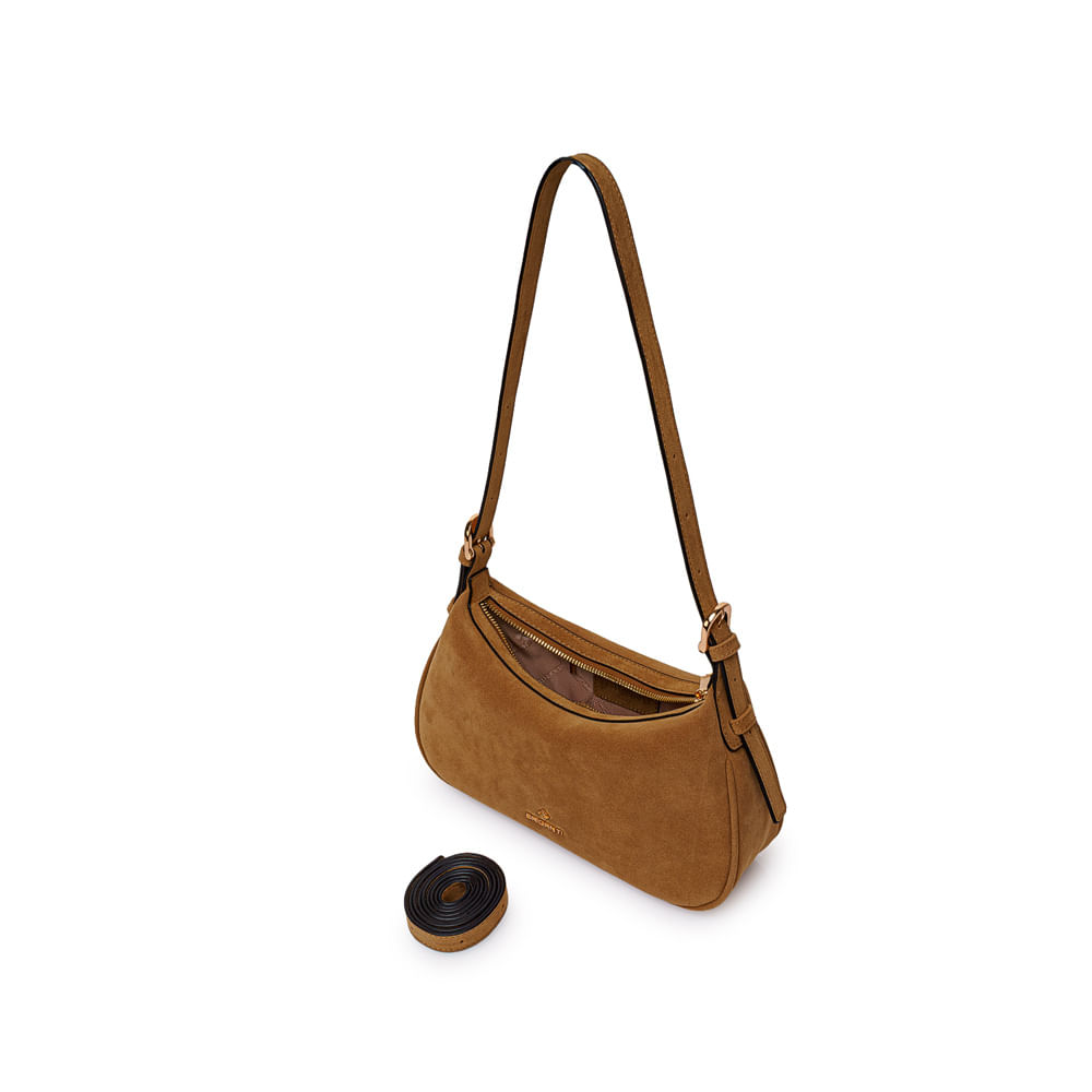 Morral Briganti Shoulder Bag BRI-MO2605 Vison - Imagen 3