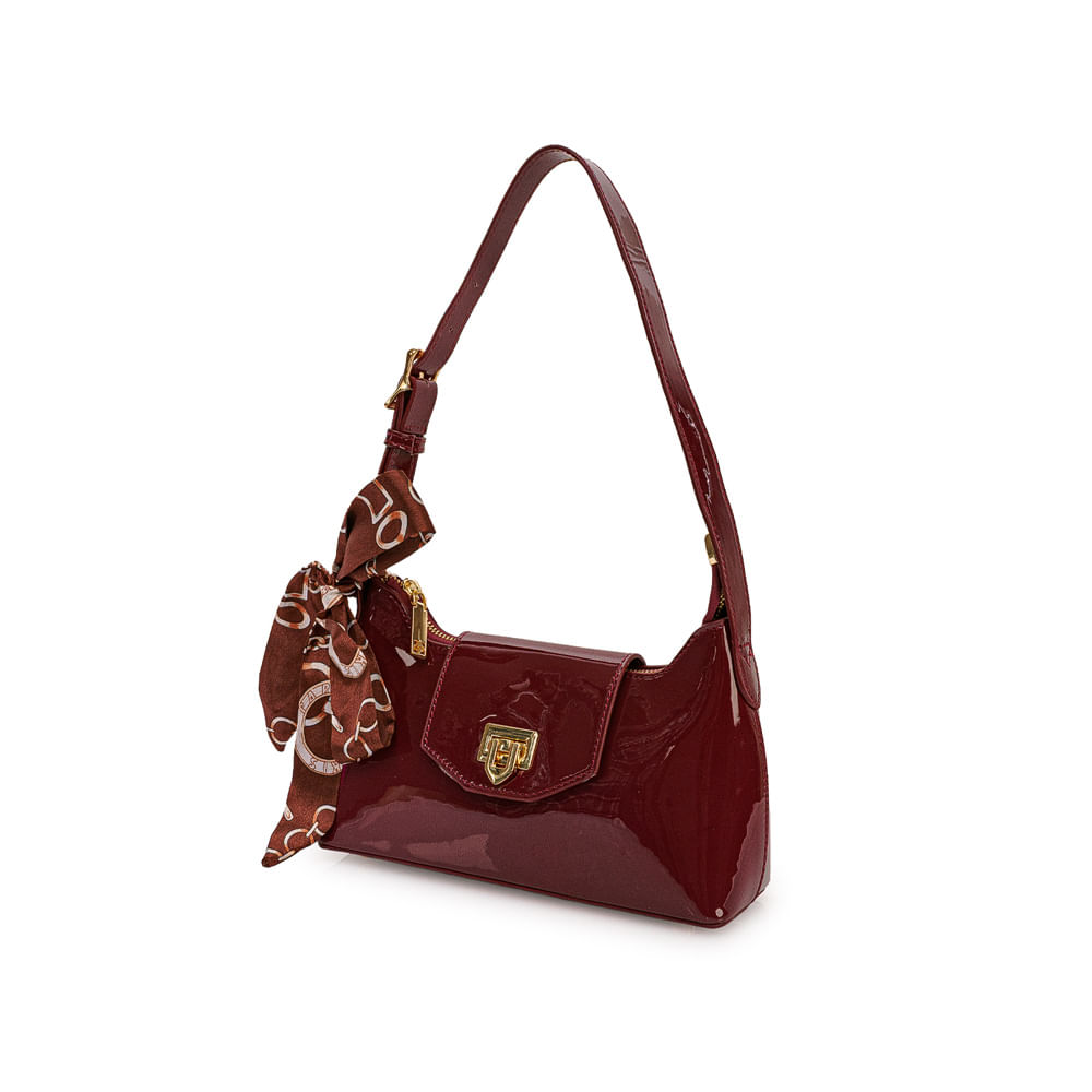 Morral Briganti Shoulder Bag BRI-MO2607 Cherry - Imagen 4