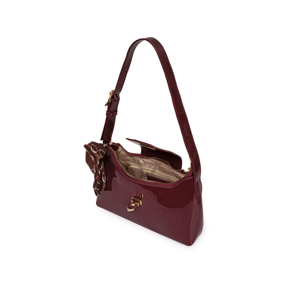 Morral Briganti Shoulder Bag BRI-MO2607 Cherry - Imagen 3