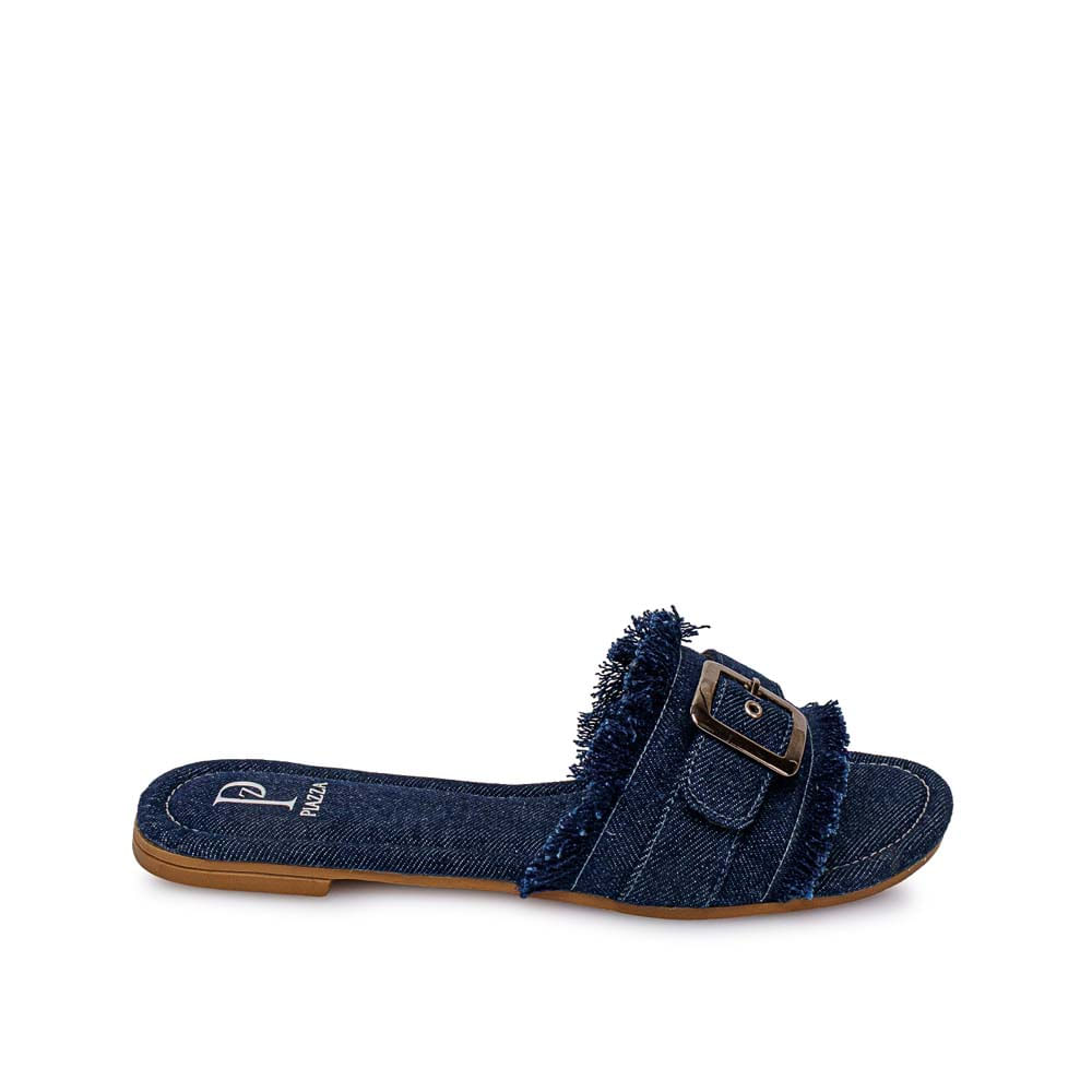 Sandalia Slide Casual CESI-2607 Denim Piazza