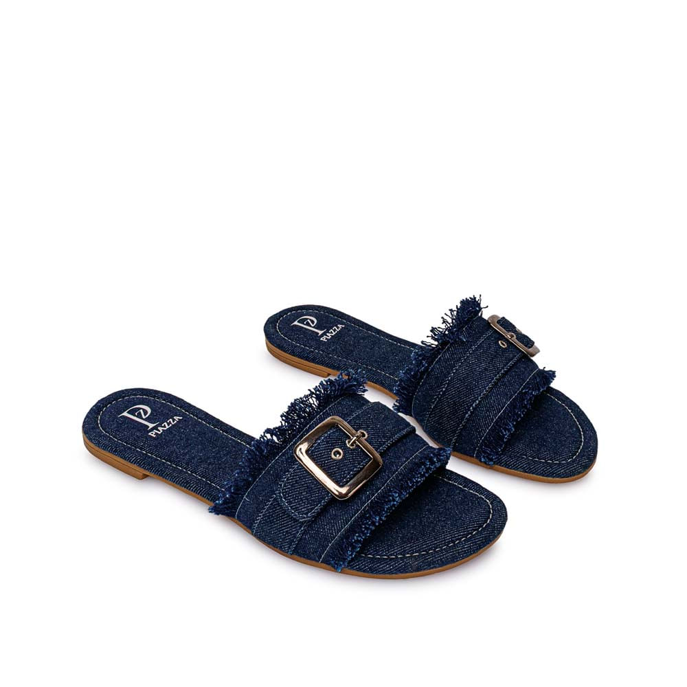 Sandalia Slide Casual CESI-2607 Denim Piazza - Imagen 4