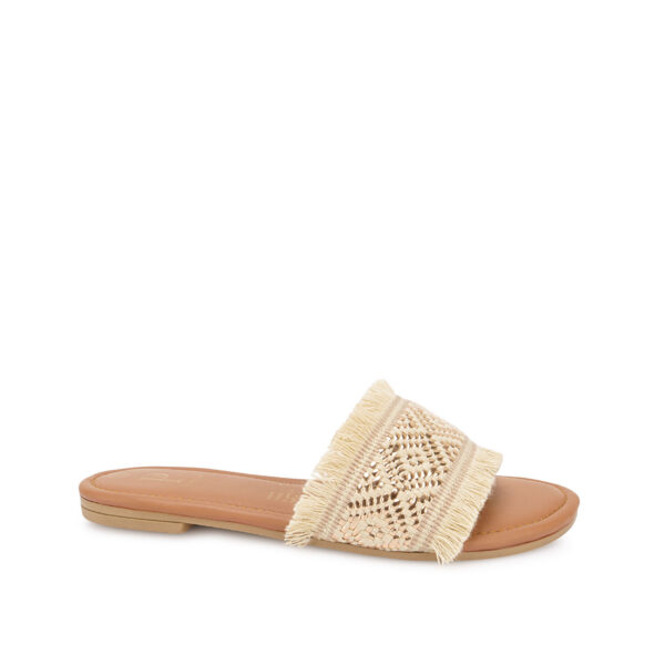 Sandalia Slide Casual CESI-2609 Beige Piazza