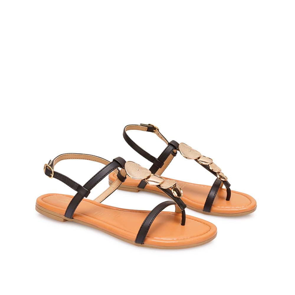 Sandalia D'orsay Casual CESI-2612 Negro Piazza - Imagen 8