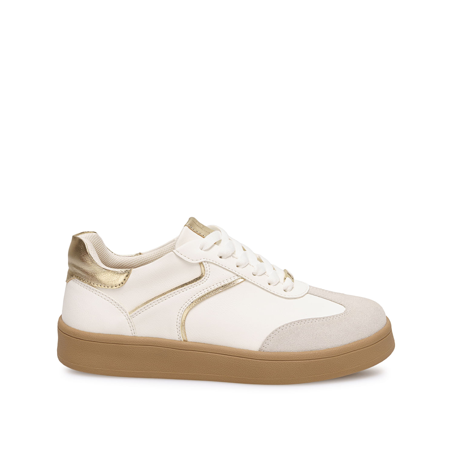 Zapatilla Casual CESI-2615 Blanco/Dorado Piazza - Imagen 5