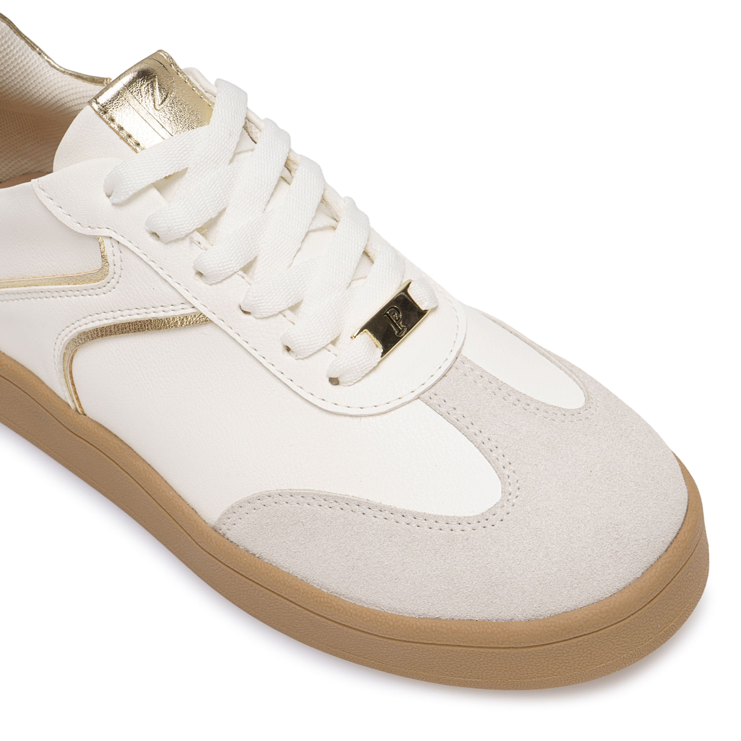 Zapatilla Casual CESI-2615 Blanco/Dorado Piazza - Imagen 7