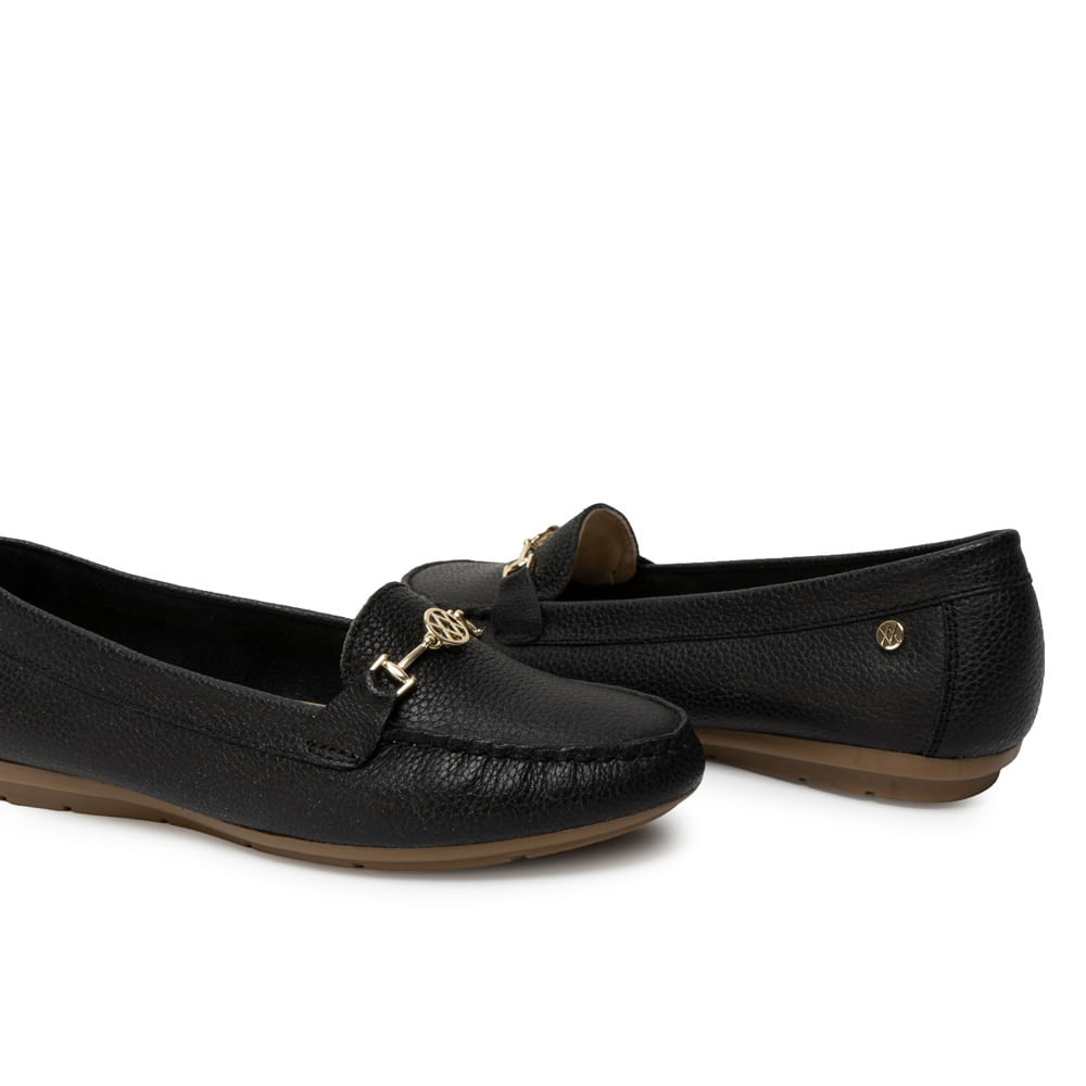 Zapato Mocasín Casual CORE-2510 Negro Viale Cuero - Imagen 11
