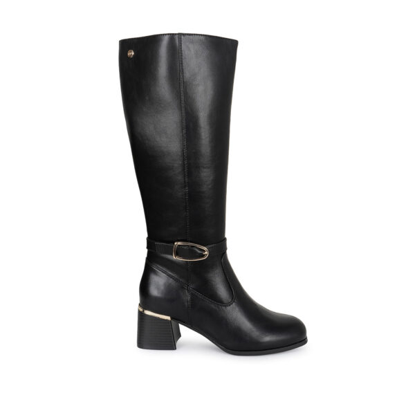 Bota Alta Jodhpur Casual DAVI-2601 Negro ADV
