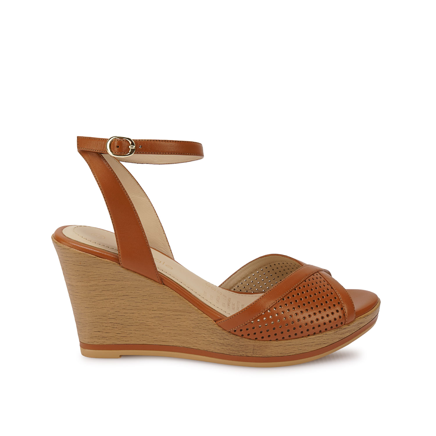 Sandalia D'orsay Casual DAYA-2603 Natural Viale Cuero - Imagen 5