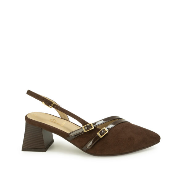 Zapato Stiletto Casual DELIA-2603 Marron Piazza