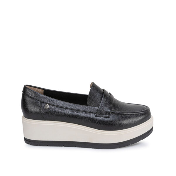 Zapato Mocasín Casual DENI-2617 Negro Viale Cuero