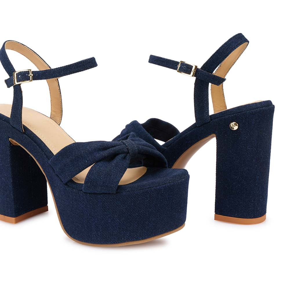 Sandalia D'orsay Casual DEXA-2615 Azul Piazza - Imagen 7
