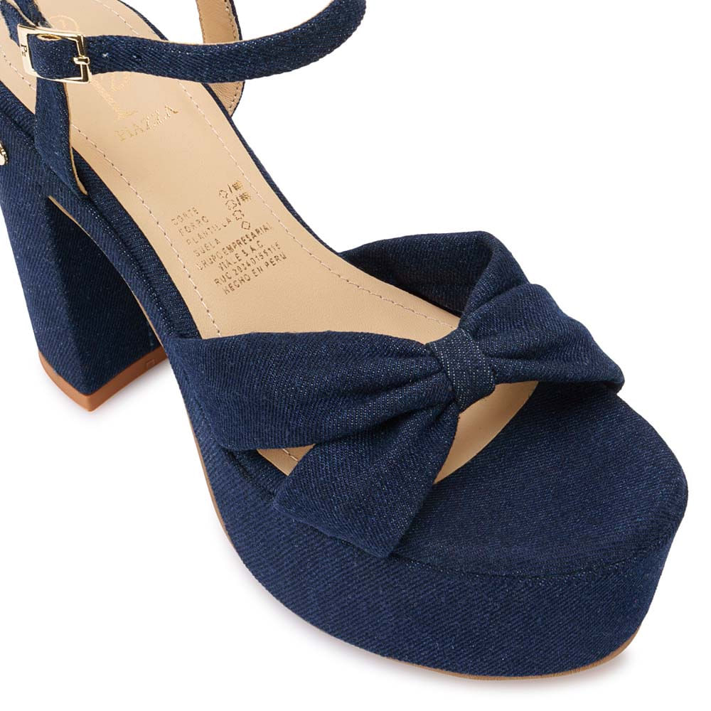 Sandalia D'orsay Casual DEXA-2615 Azul Piazza - Imagen 2