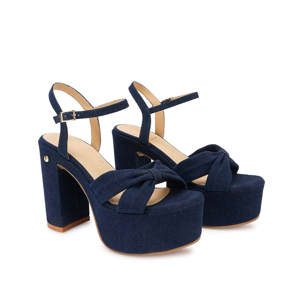 Sandalia D'orsay Casual DEXA-2615 Azul Piazza - Imagen 8
