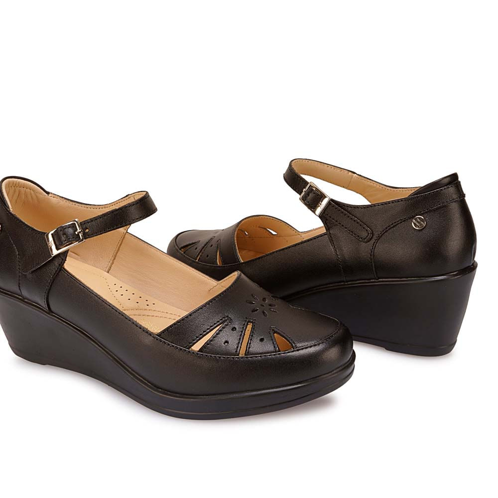 Zapato Canasta Casual DK-2602 Negro Viale Cuero - Imagen 3
