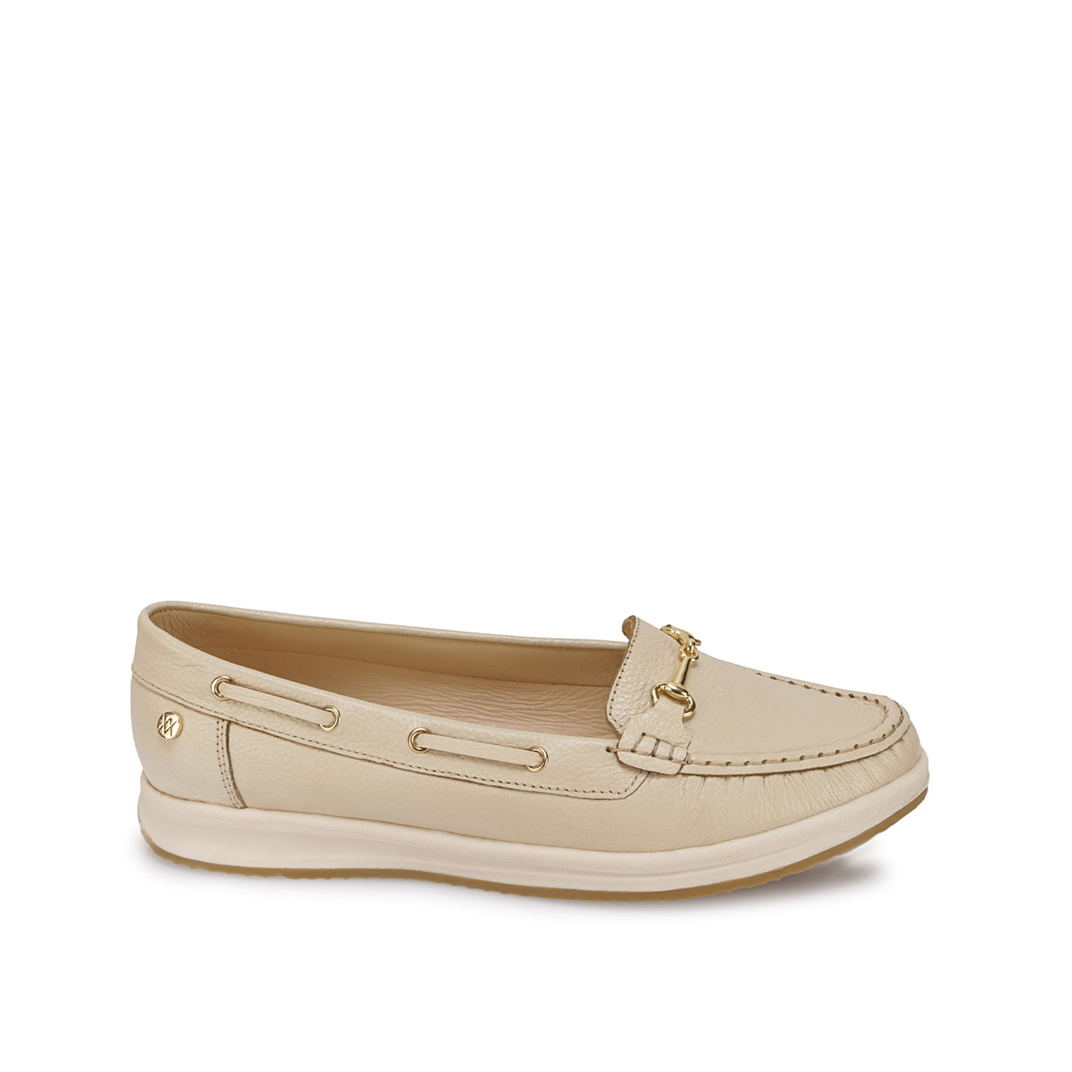 Zapato Mocasín Casual DK-2604 Vainilla Viale Cuero