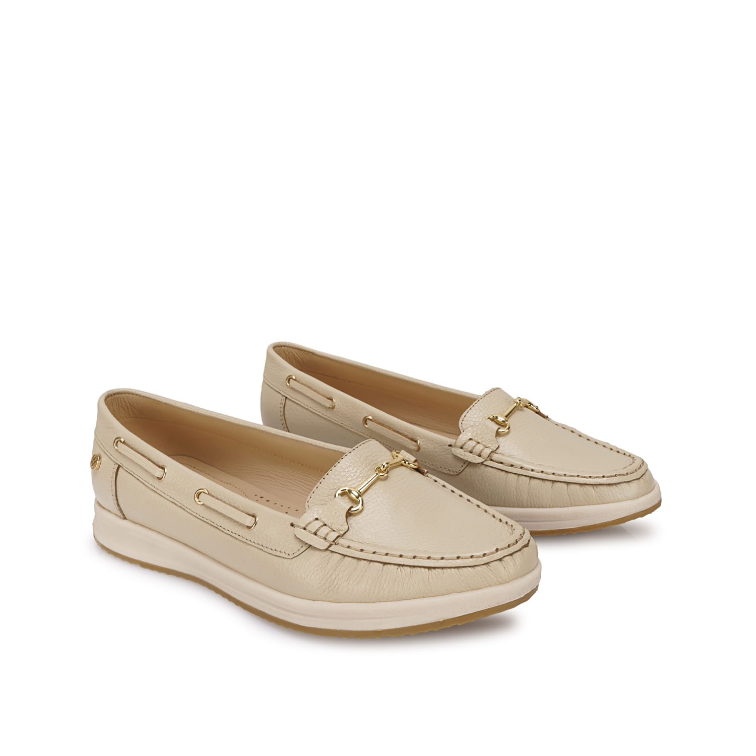 Zapato Mocasín Casual DK-2604 Vainilla Viale Cuero - Imagen 4