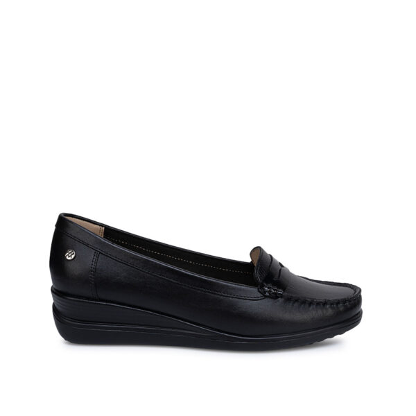 Zapato Mocasín Casual DK-2612 Negro Viale Cuero