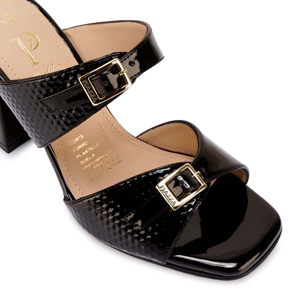 Sandalia D'orsay Casual DON-2607 Negro Piazza - Imagen 2