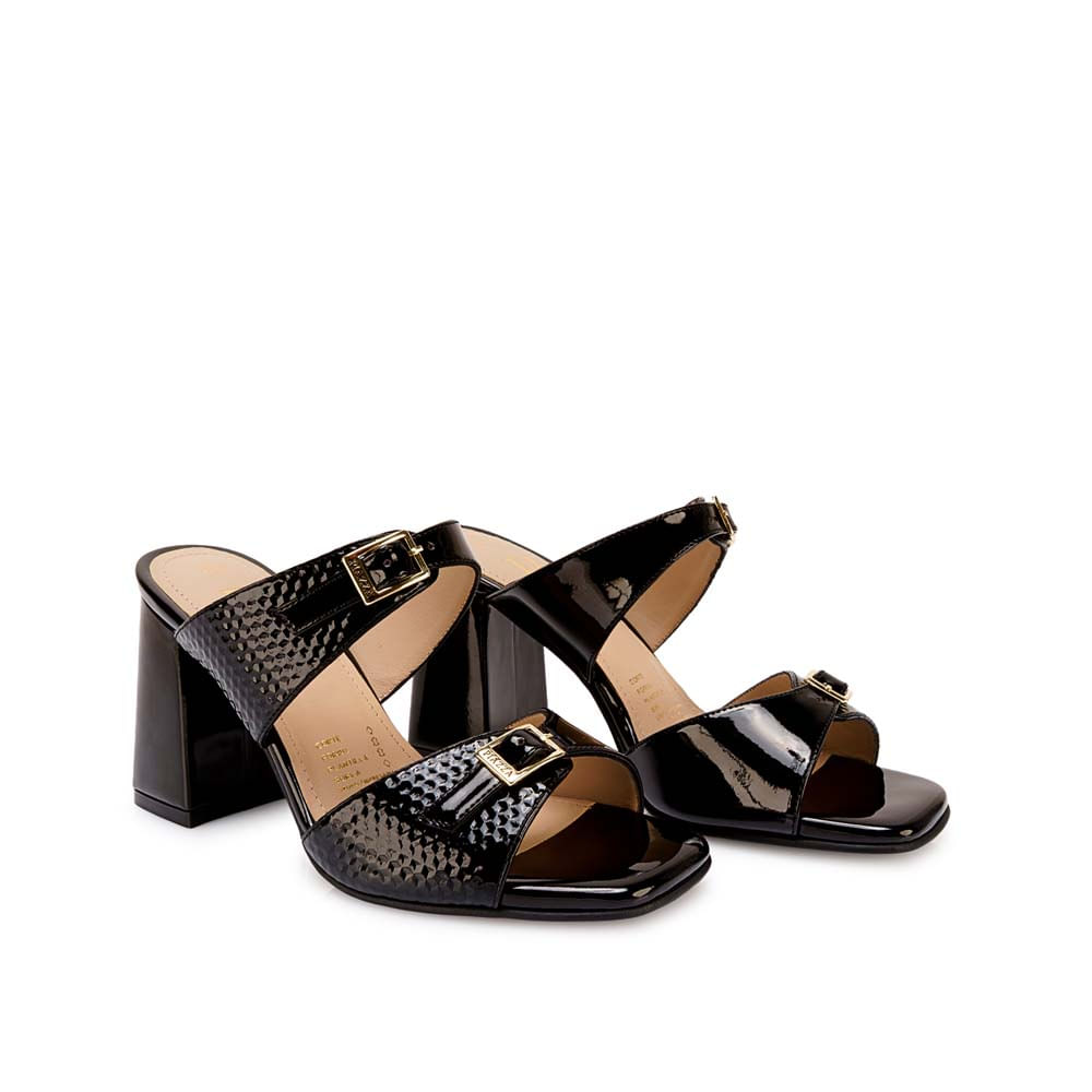 Sandalia D'orsay Casual DON-2607 Negro Piazza - Imagen 4