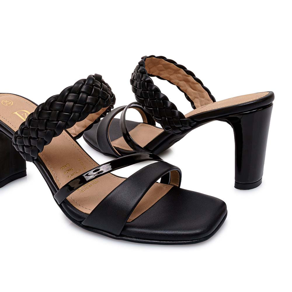 Sandalia D'Orsay Casual DON-2610 Negro Piazza - Imagen 2