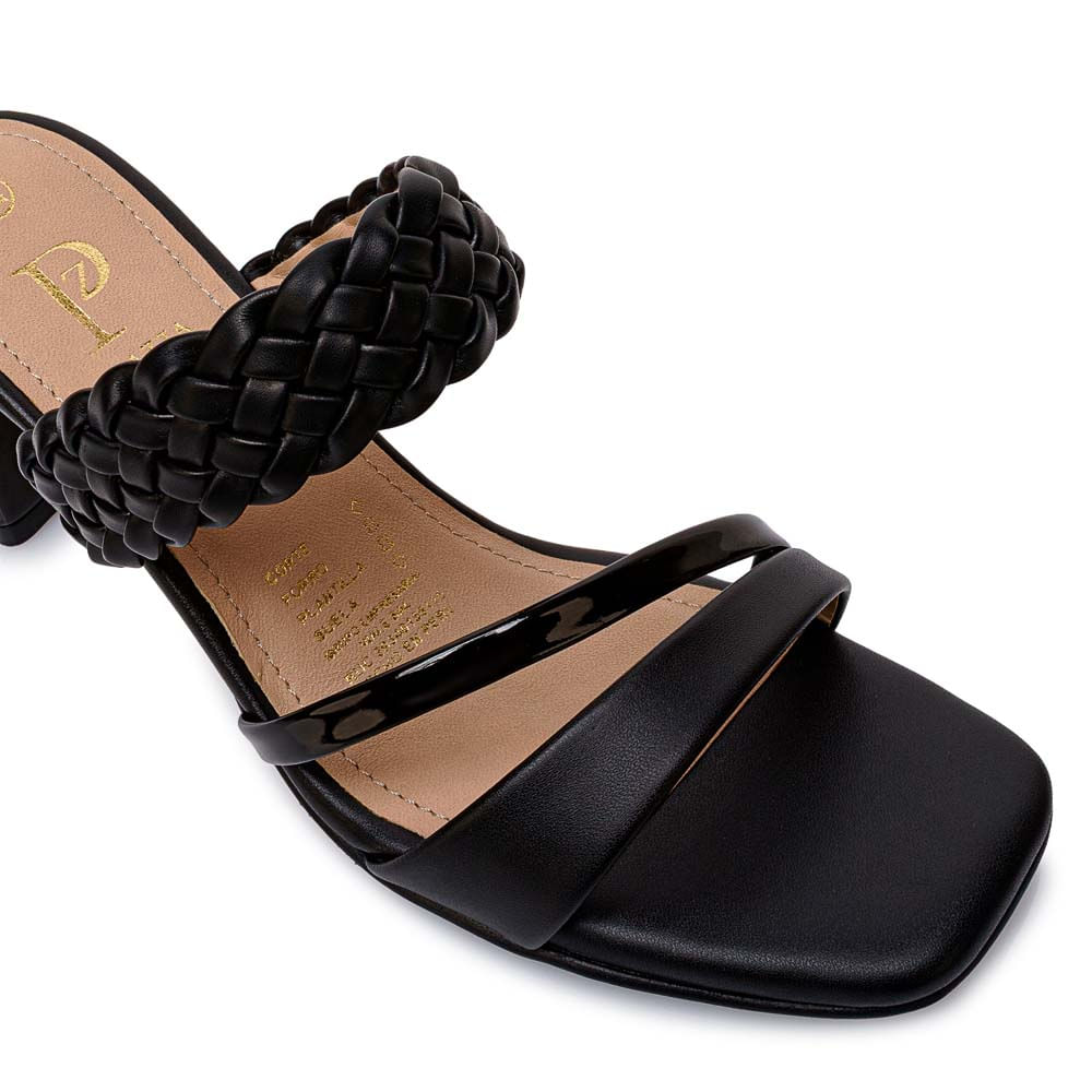 Sandalia D'Orsay Casual DON-2610 Negro Piazza - Imagen 3