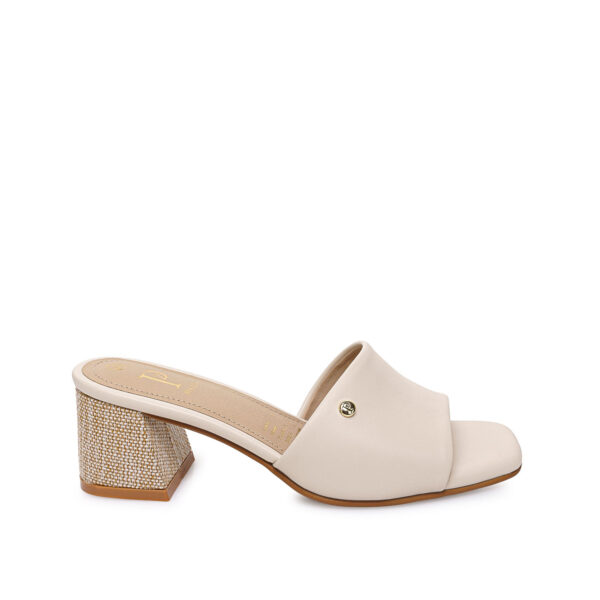 Sandalia Slide Casual DON-2611 Hueso Piazza