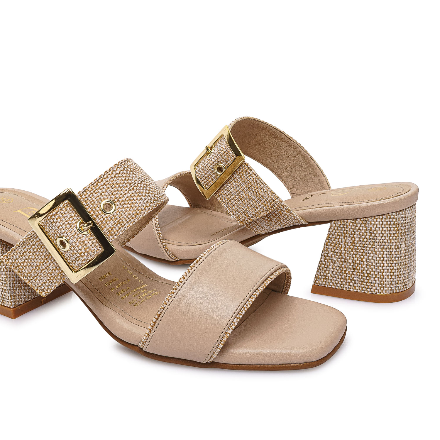 Sandalia D'Orsay Casual DON-2614 Beige Piazza - Imagen 6
