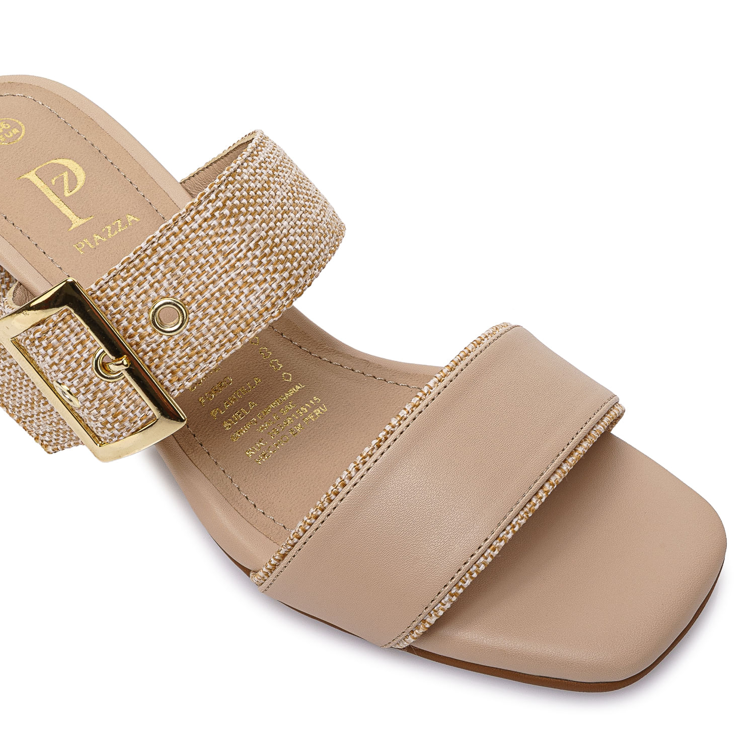 Sandalia D'Orsay Casual DON-2614 Beige Piazza - Imagen 7
