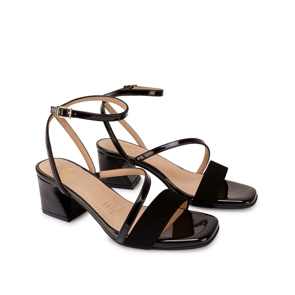 Sandalia D'orsay Casual DON-2618 Negro Piazza - Imagen 4