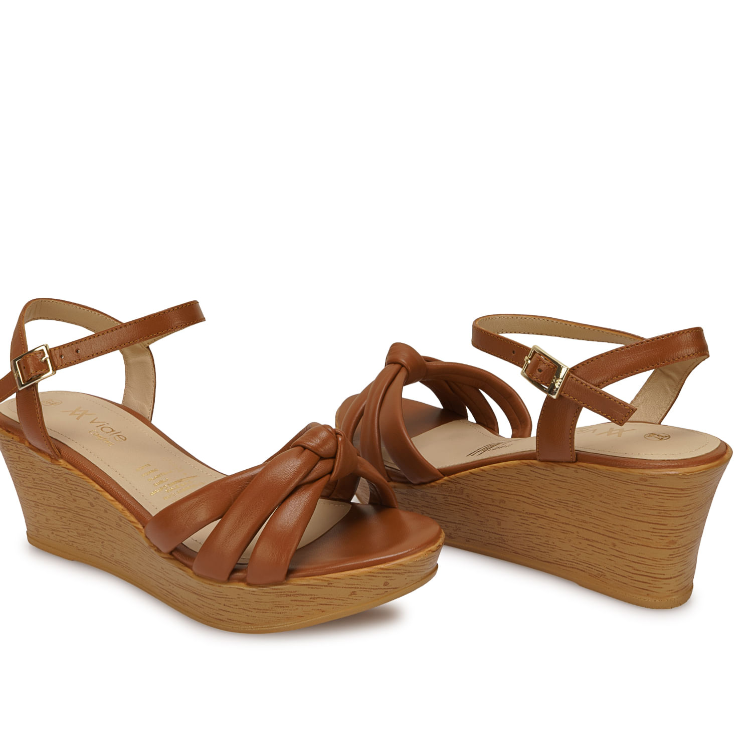 Sandalia D'orsay Casual ECO-2602 Natural Viale Cuero - Imagen 10