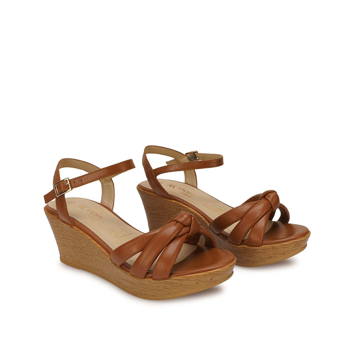 Sandalia D'orsay Casual ECO-2602 Natural Viale Cuero - Imagen 16