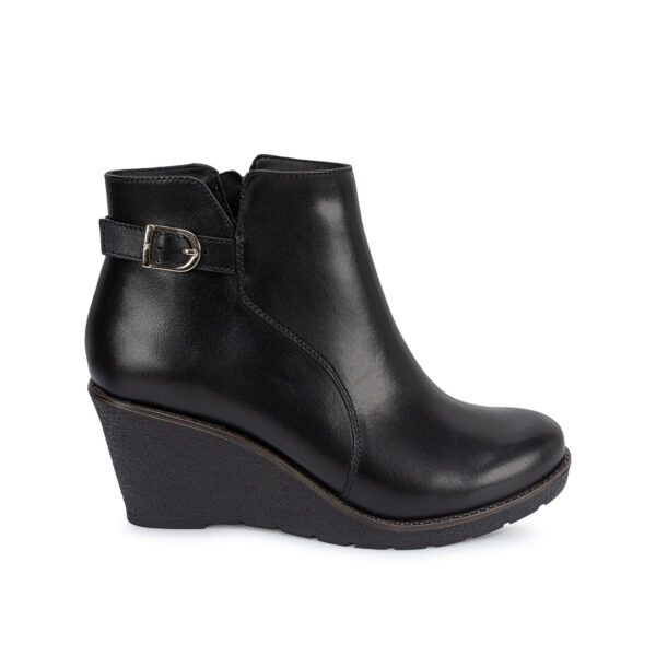 Botin Derby Casual FER-2653 Negro Viale Cuero
