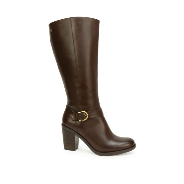 Bota Alta Jodhpur Casual FER-2629 Canela Viale Cuero