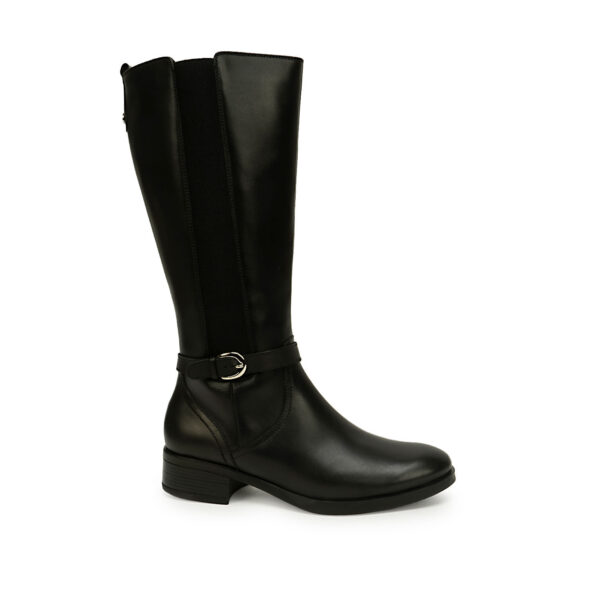Bota Alta Casual FER-2645 Negro Viale Cuero