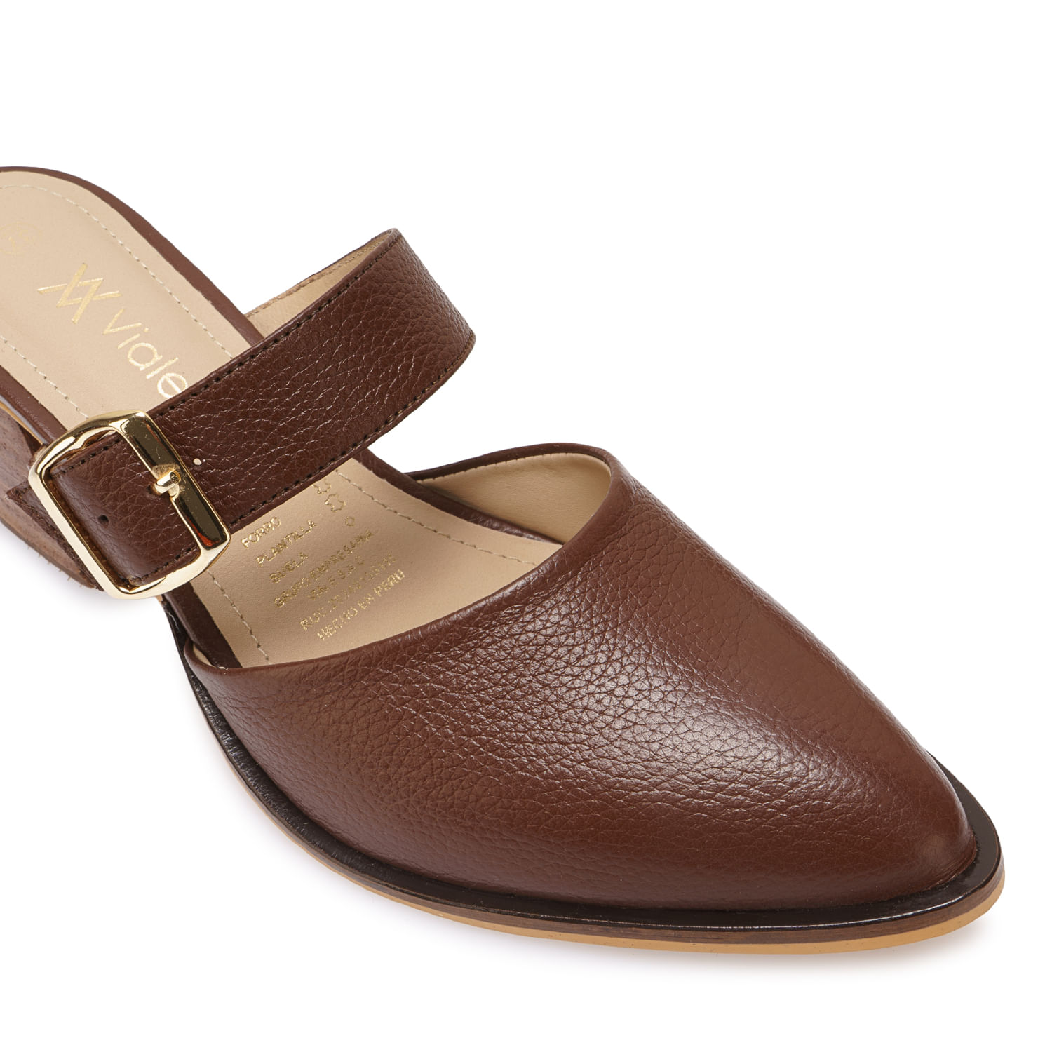 Zapato Sueco Casual GISE-2501 Canela Viale - Imagen 3