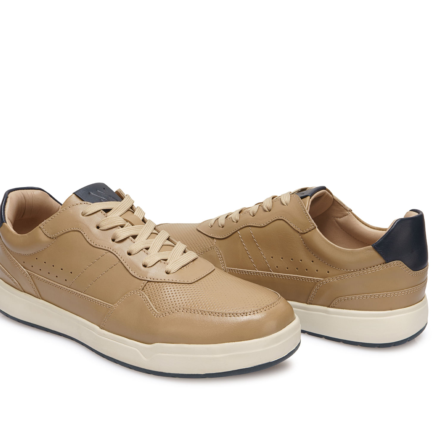 Zapatilla Casual JOSE-2606 Nutria Viale Homme Cuero - Imagen 10