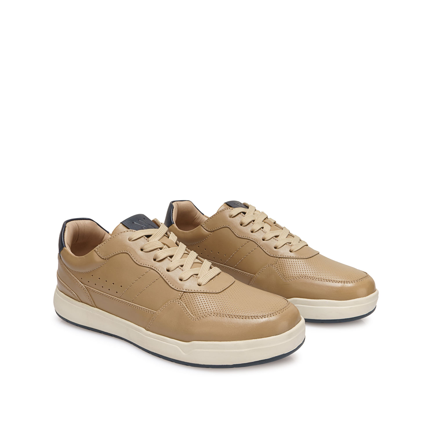 Zapatilla Casual JOSE-2606 Nutria Viale Homme Cuero - Imagen 8
